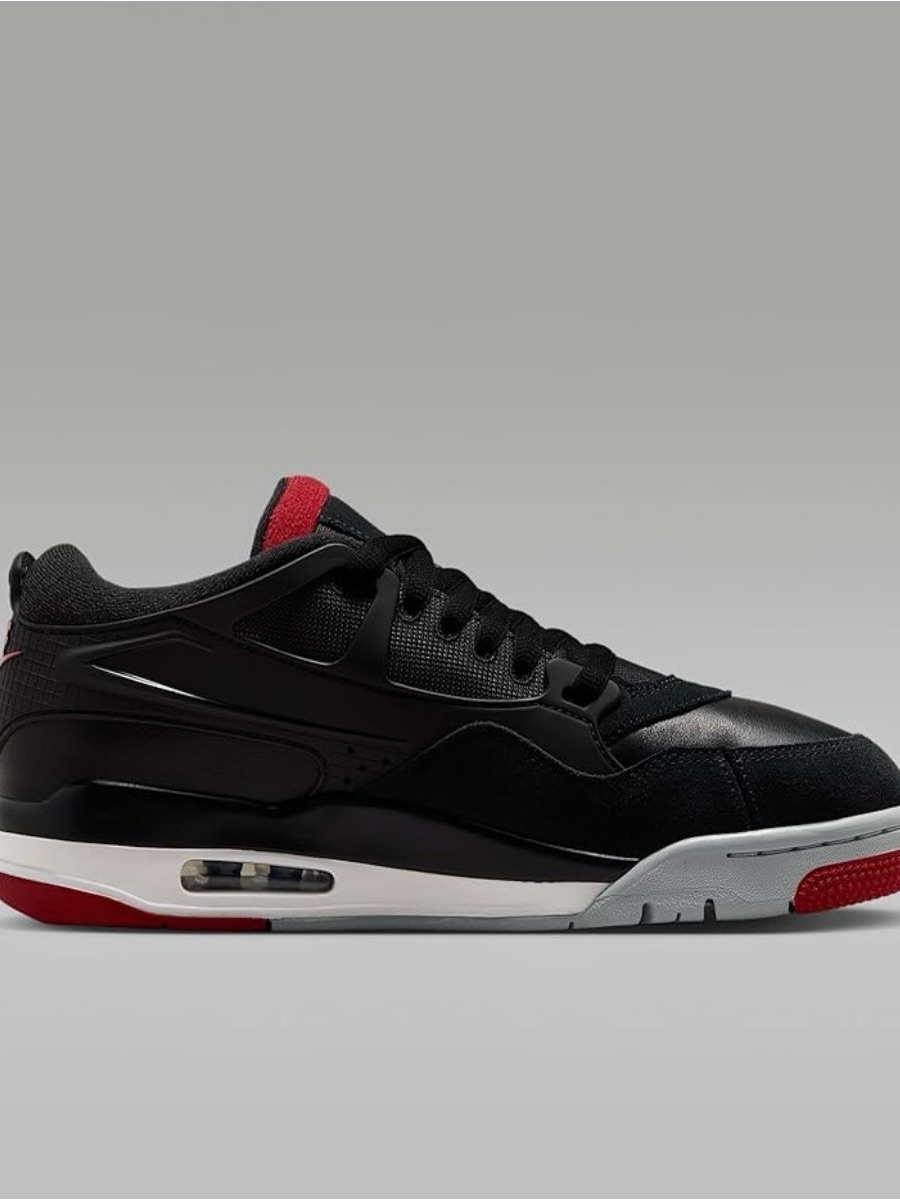 Nike Air Jordan 4 Rm Low - Black/Red/Gray 4.5 Youth | 6 Women
